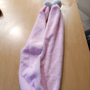 Pink Fuzzy Kids Scarf